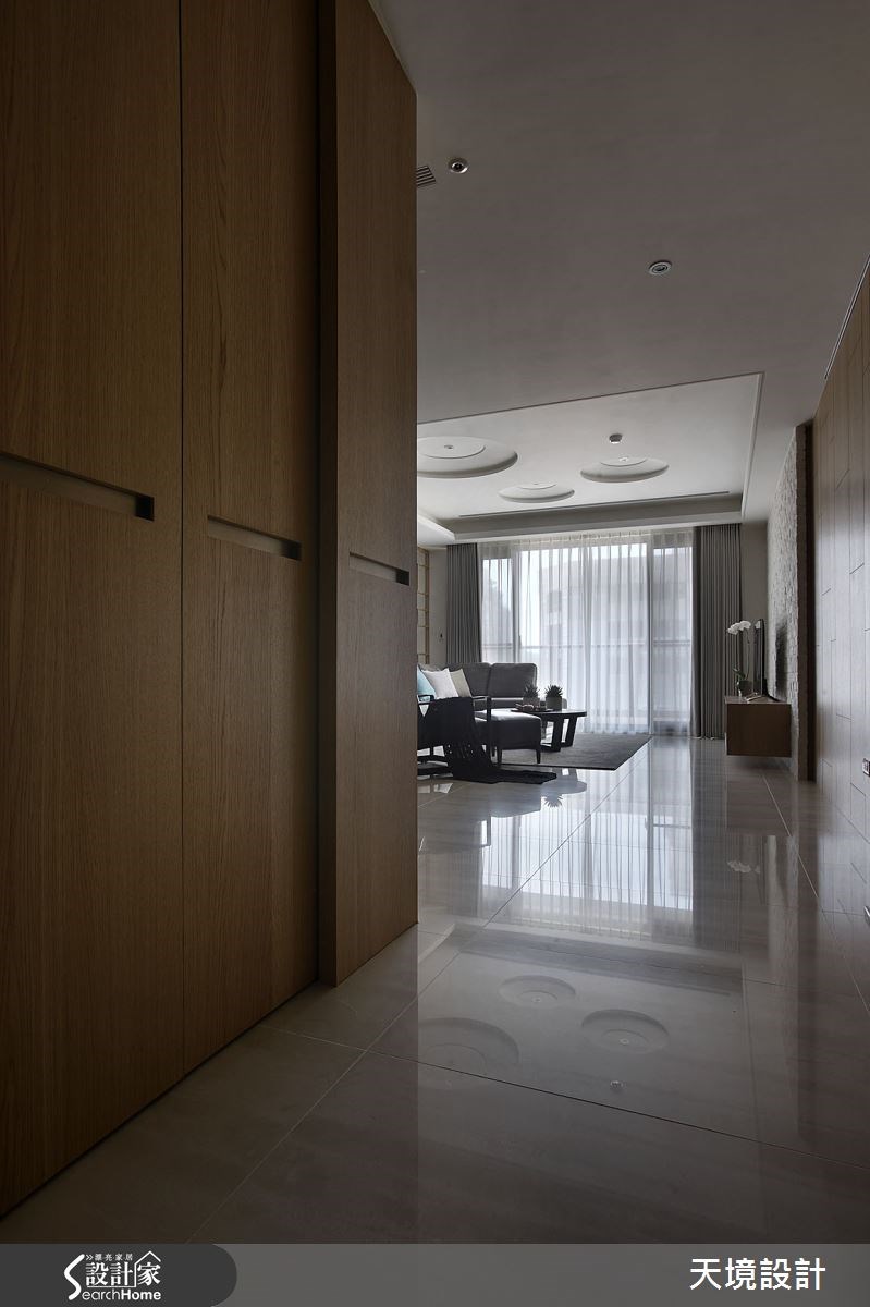 45坪新成屋(5年以下)＿北歐風走廊案例圖片＿天境空間設計＿天境_31之1