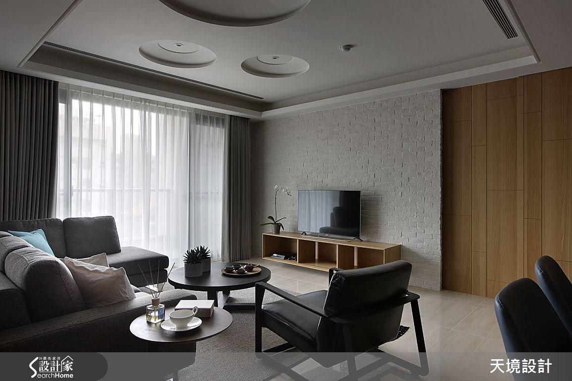 45坪新成屋(5年以下)＿北歐風客廳案例圖片＿天境空間設計＿天境_31之5