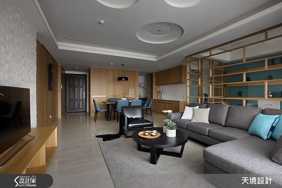 45坪新成屋(5年以下)＿北歐風客廳案例圖片＿天境空間設計＿天境_31之9