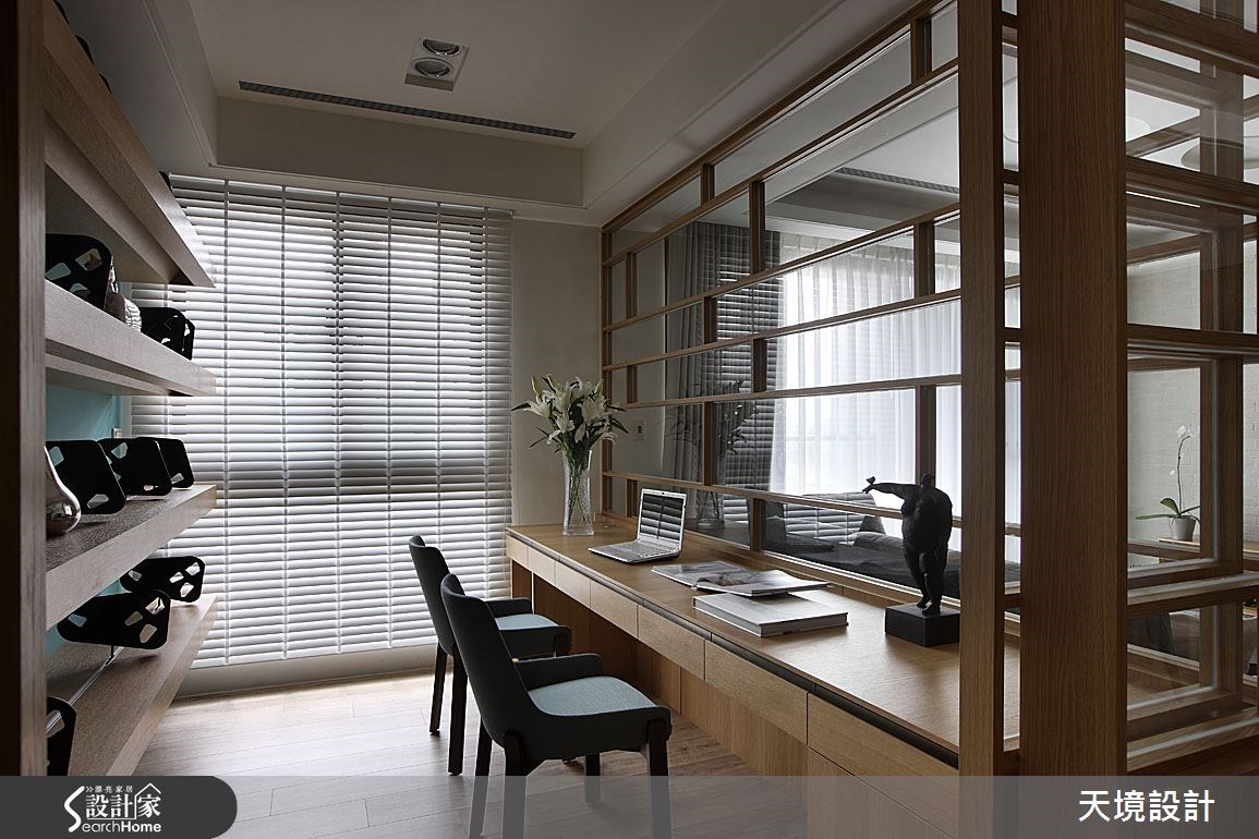 45坪新成屋(5年以下)＿北歐風書房案例圖片＿天境空間設計＿天境_31之16