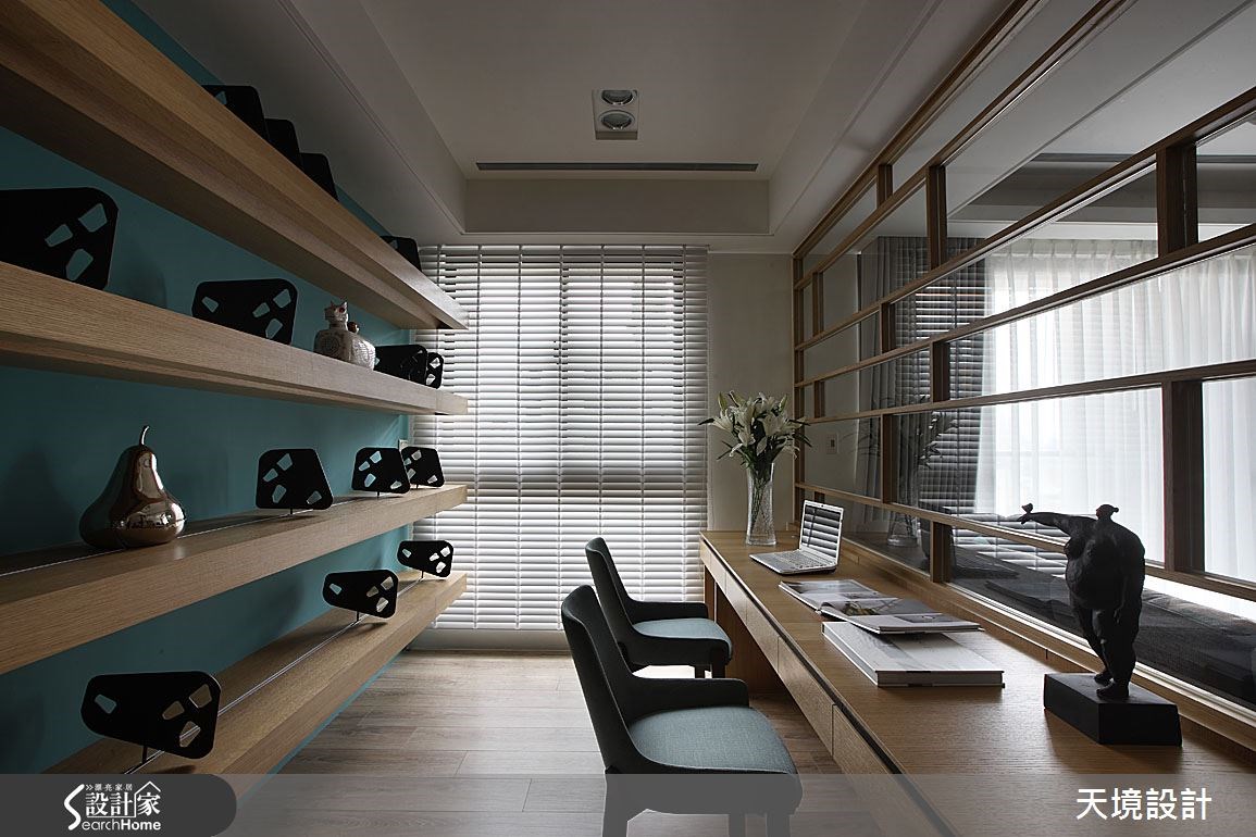 45坪新成屋(5年以下)＿北歐風書房案例圖片＿天境空間設計＿天境_31之19