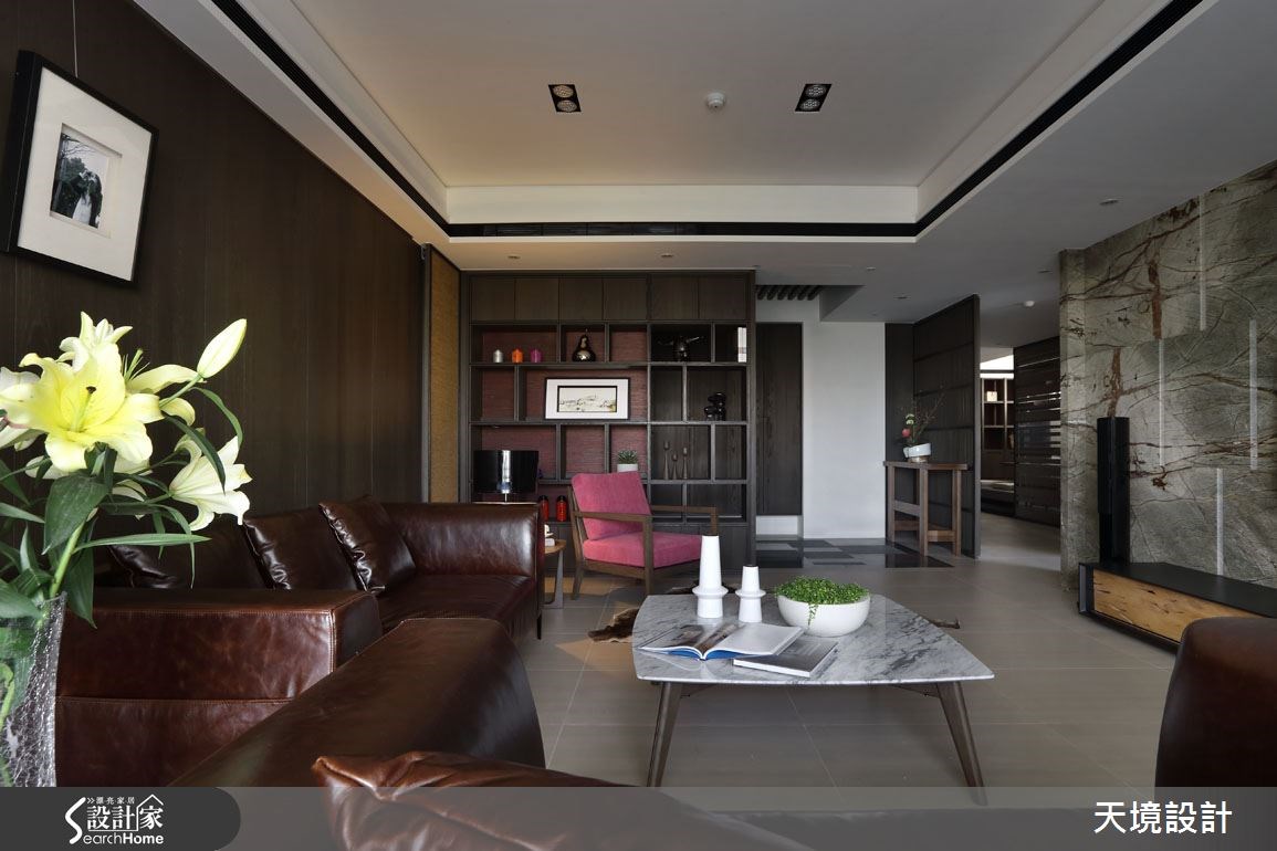 45坪新成屋(5年以下)＿休閒風客廳案例圖片＿天境空間設計＿天境_32之9