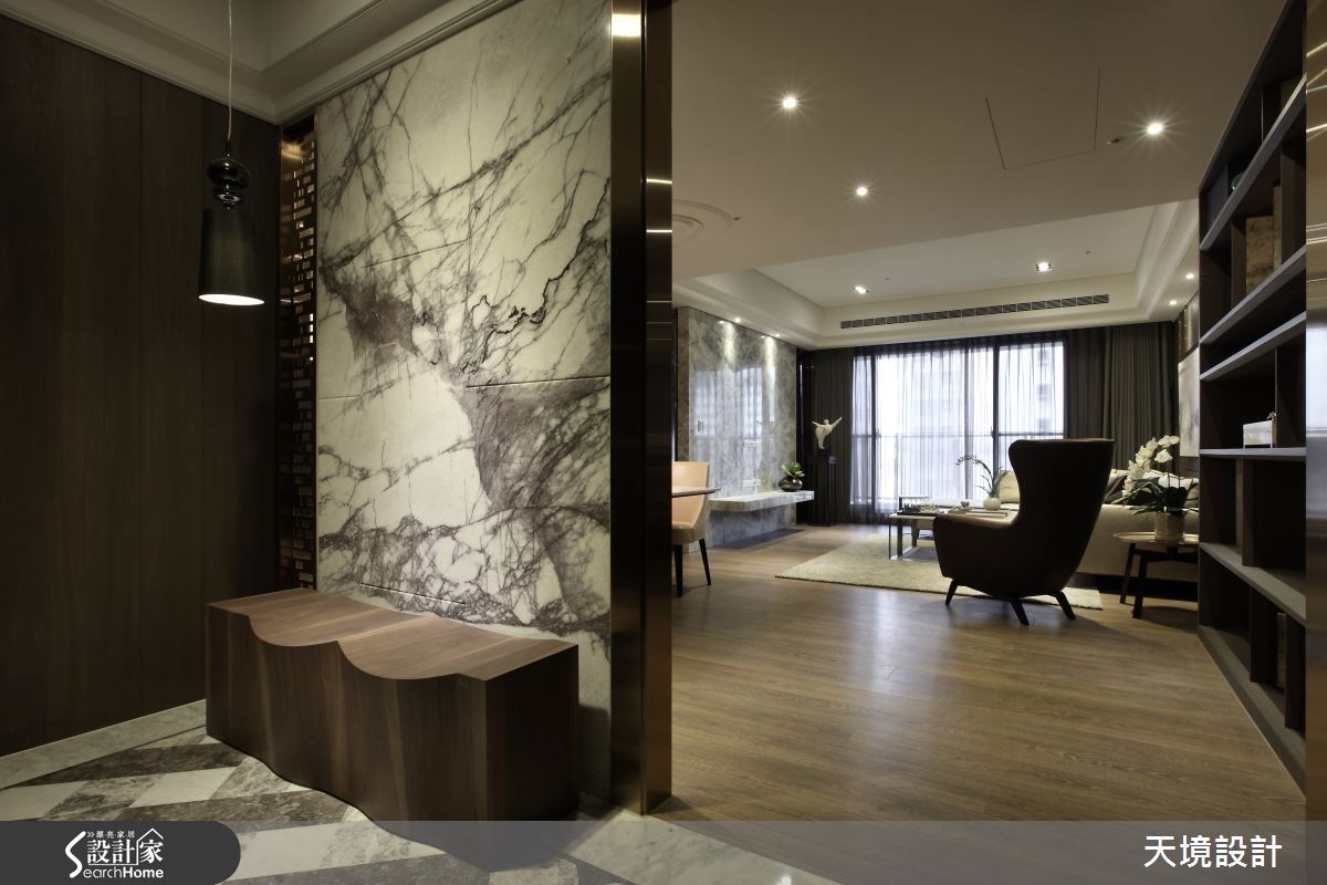 50坪新成屋(5年以下)＿奢華風玄關案例圖片＿天境空間設計＿天境_34之2