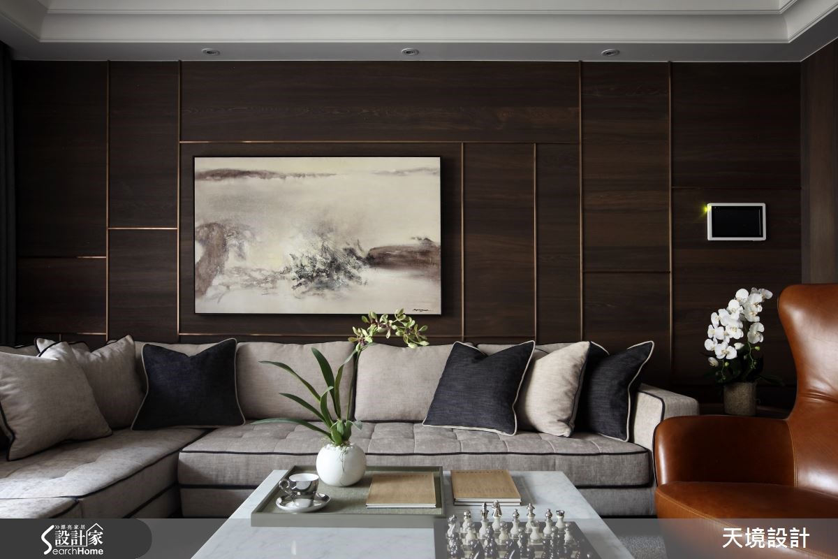 50坪新成屋(5年以下)＿奢華風客廳案例圖片＿天境空間設計＿天境_34之9