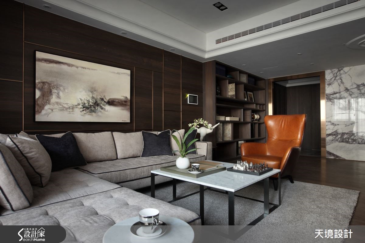 50坪新成屋(5年以下)＿奢華風客廳案例圖片＿天境空間設計＿天境_34之10
