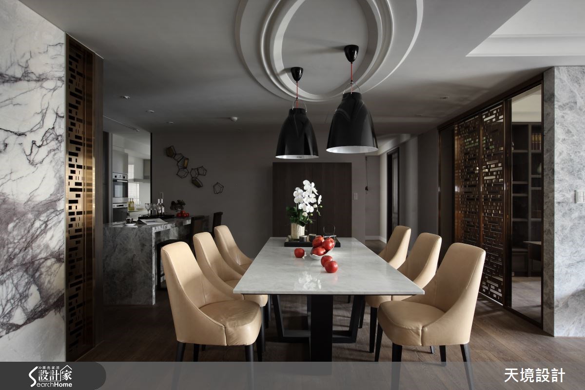 50坪新成屋(5年以下)＿奢華風餐廳案例圖片＿天境空間設計＿天境_34之11