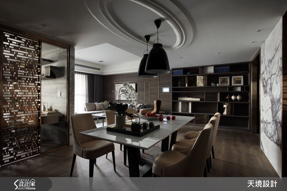 50坪新成屋(5年以下)＿奢華風餐廳案例圖片＿天境空間設計＿天境_34之18