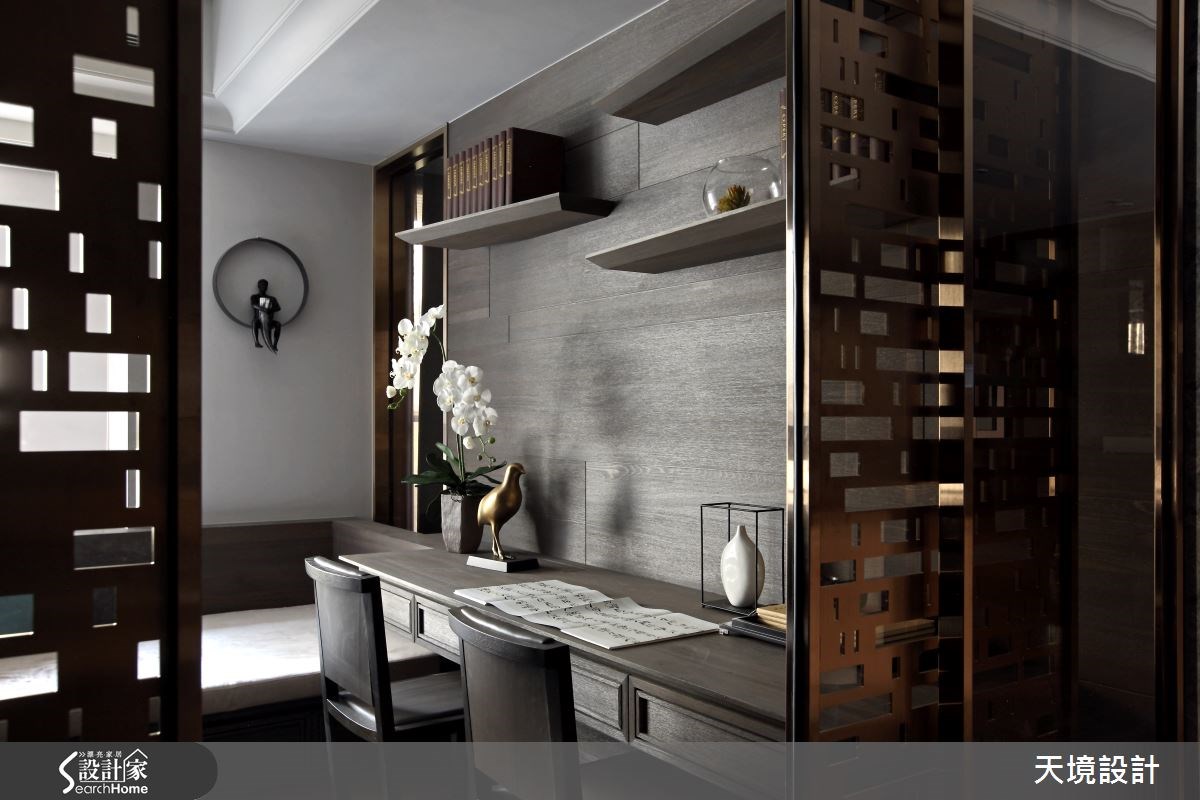 50坪新成屋(5年以下)＿奢華風書房案例圖片＿天境空間設計＿天境_34之22