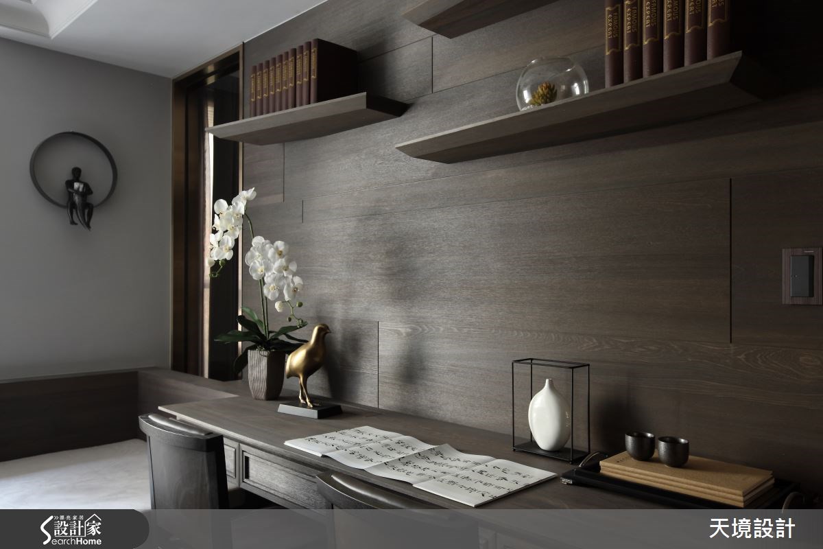 50坪新成屋(5年以下)＿奢華風書房案例圖片＿天境空間設計＿天境_34之23