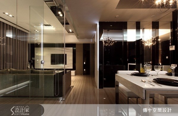 25坪新成屋(5年以下)＿奢華風餐廳案例圖片＿傳十空間設計＿傳十_06之6