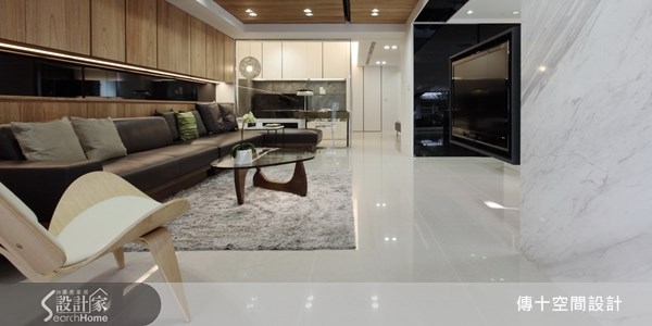 30坪中古屋(5~15年)＿休閒風客廳案例圖片＿傳十空間設計＿傳十_12之5