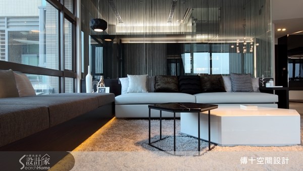 70坪新成屋(5年以下)＿現代風客廳案例圖片＿傳十空間設計＿傳十_13之3
