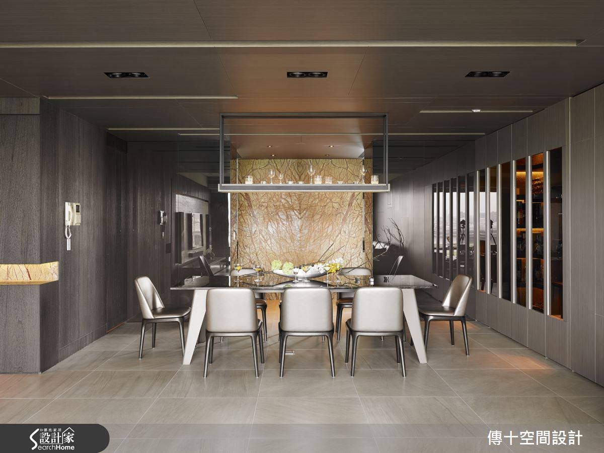 80坪新成屋(5年以下)＿現代風餐廳案例圖片＿傳十空間設計＿傳十_14之4