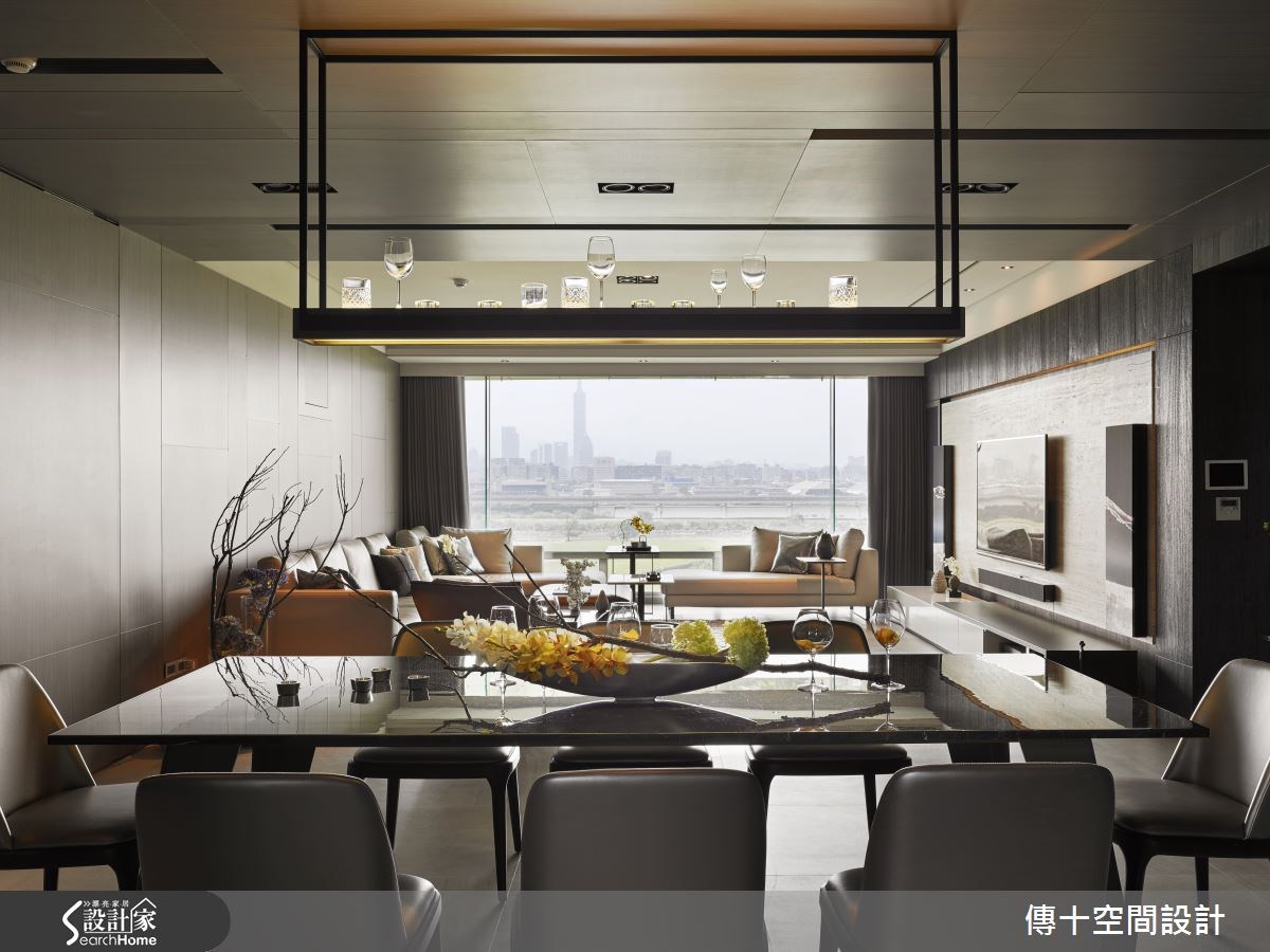 80坪新成屋(5年以下)＿現代風餐廳案例圖片＿傳十空間設計＿傳十_14之5