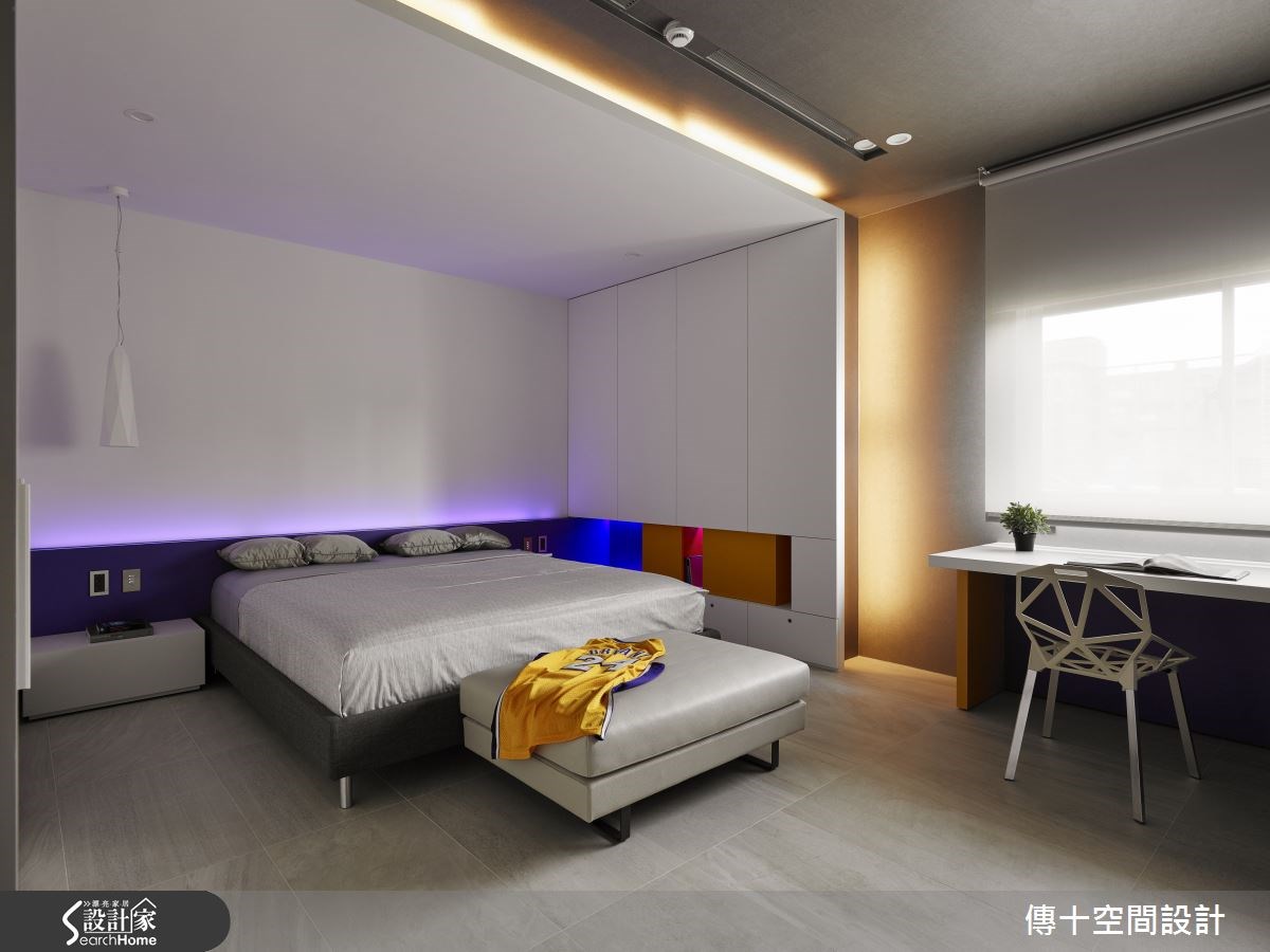 80坪新成屋(5年以下)＿現代風臥室案例圖片＿傳十空間設計＿傳十_14之15