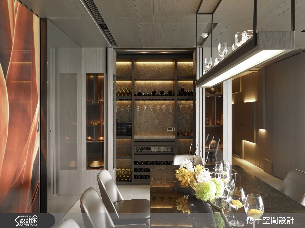 80坪新成屋(5年以下)＿現代風餐廳案例圖片＿傳十空間設計＿傳十_14之8
