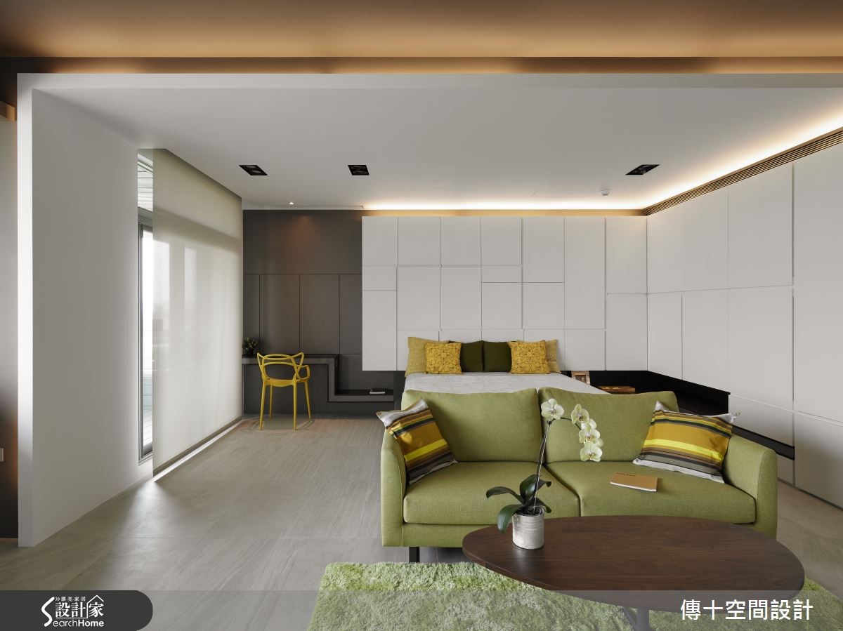 80坪新成屋(5年以下)＿現代風臥室案例圖片＿傳十空間設計＿傳十_14之13