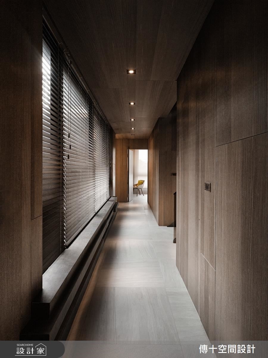 85坪新成屋(5年以下)＿休閒風走廊案例圖片＿傳十空間設計＿傳十_16之9