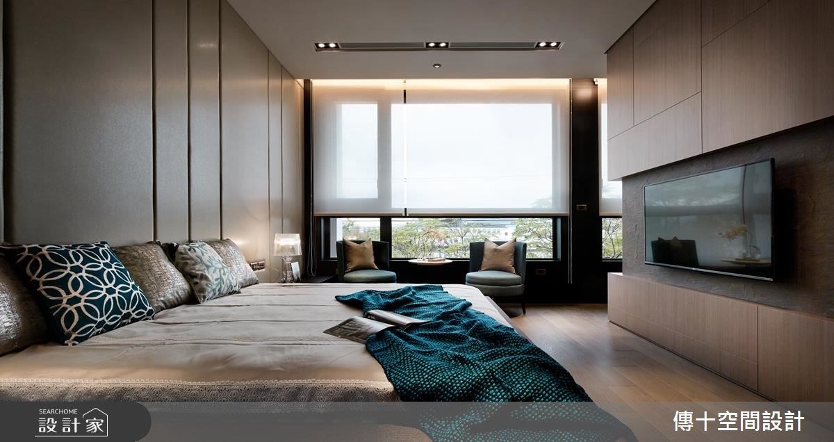 85坪新成屋(5年以下)＿休閒風臥室案例圖片＿傳十空間設計＿傳十_16之11
