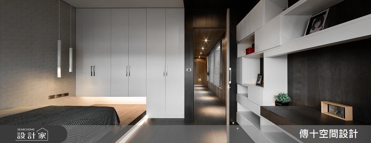 85坪新成屋(5年以下)＿休閒風臥室案例圖片＿傳十空間設計＿傳十_16之13