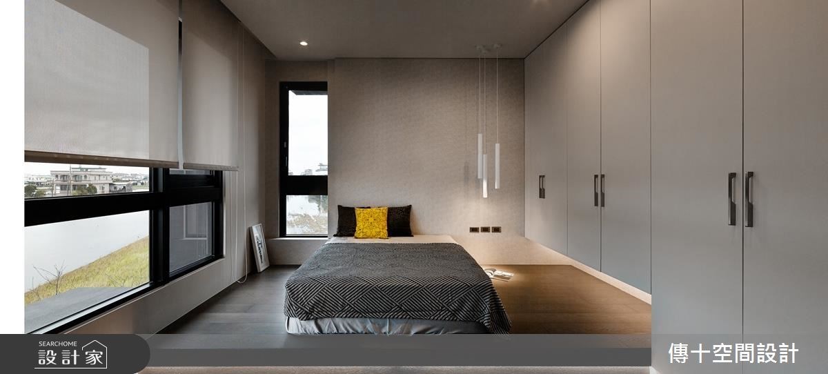 85坪新成屋(5年以下)＿休閒風臥室案例圖片＿傳十空間設計＿傳十_16之14
