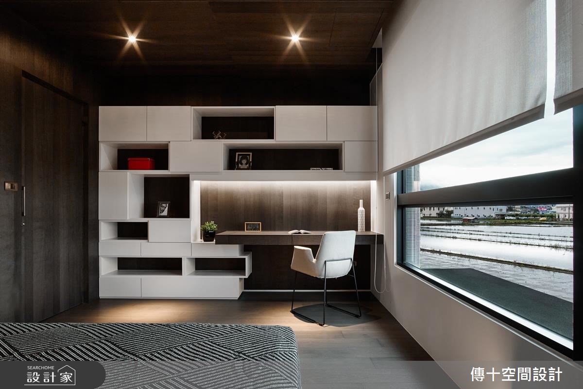 85坪新成屋(5年以下)＿休閒風臥室案例圖片＿傳十空間設計＿傳十_16之15