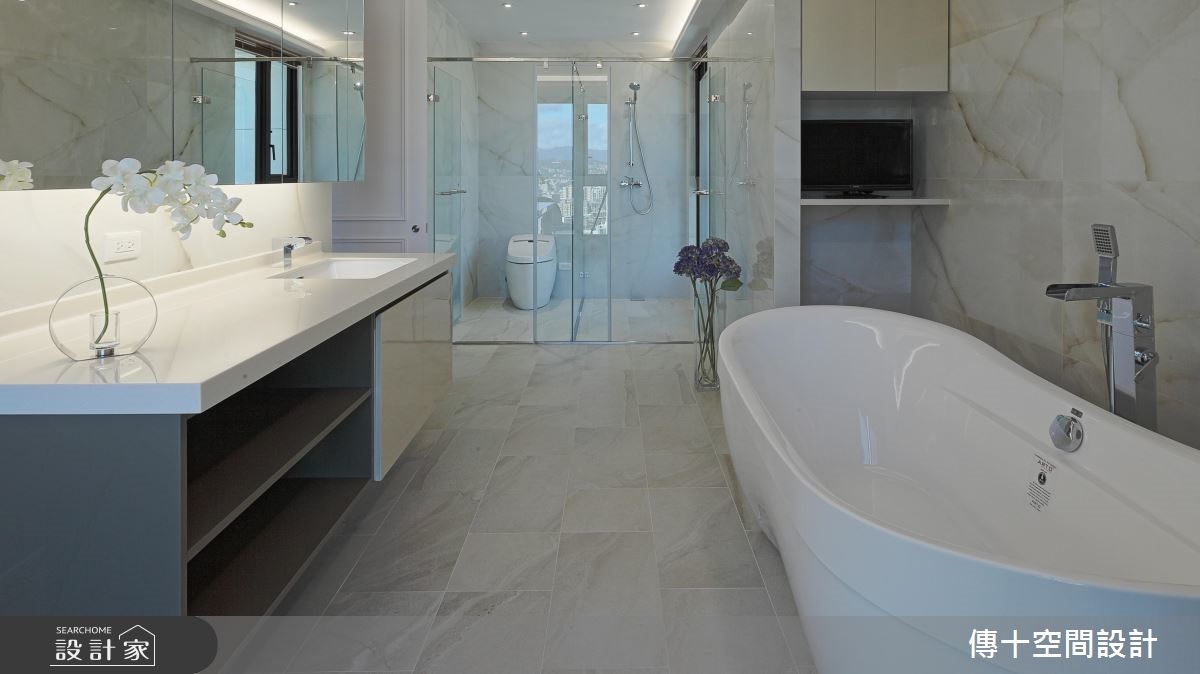 81坪新成屋(5年以下)＿新古典浴室案例圖片＿傳十空間設計＿傳十_20之11
