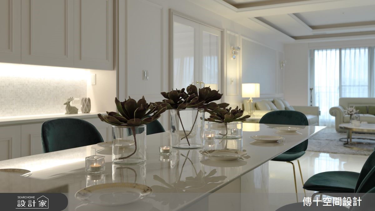81坪新成屋(5年以下)＿新古典餐廳案例圖片＿傳十空間設計＿傳十_20之6