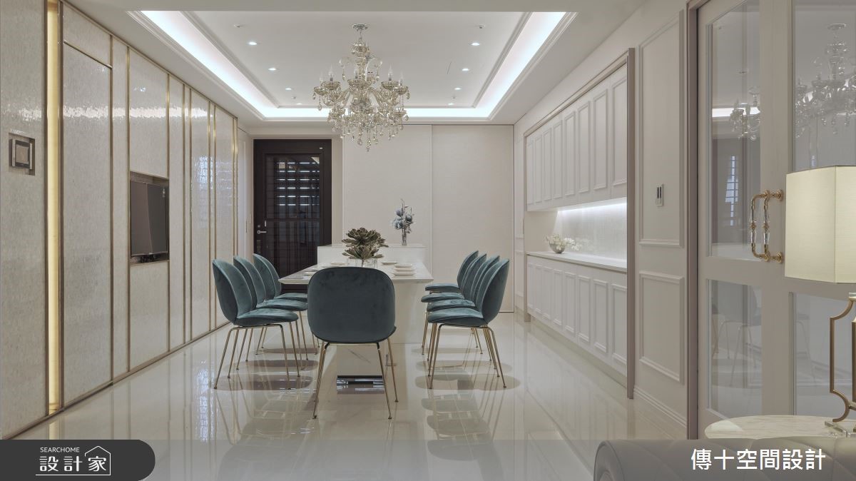 81坪新成屋(5年以下)＿新古典餐廳案例圖片＿傳十空間設計＿傳十_20之4