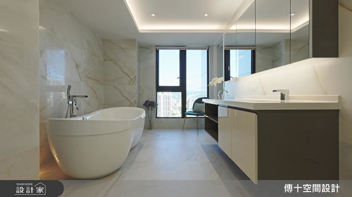 81坪新成屋(5年以下)＿新古典浴室案例圖片＿傳十空間設計＿傳十_20之10