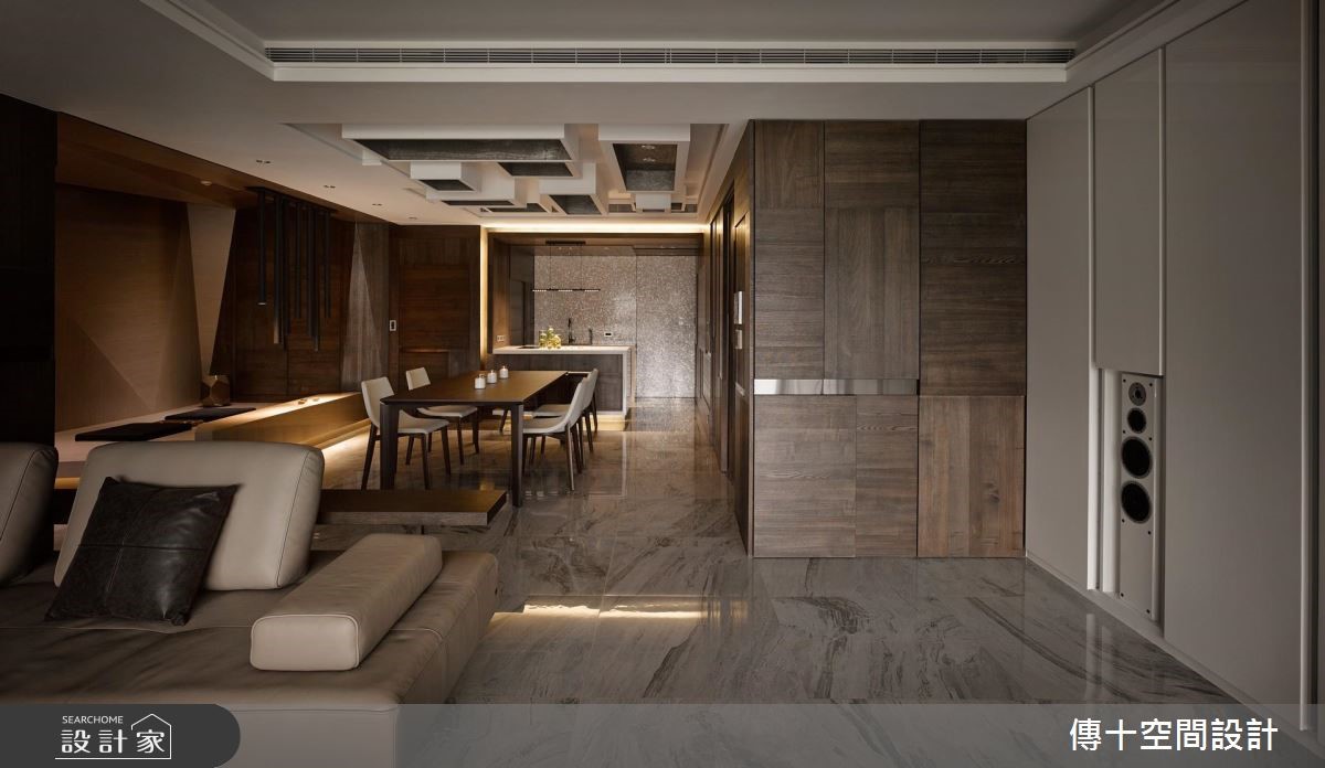 70坪新成屋(5年以下)＿現代風餐廳案例圖片＿傳十空間設計＿傳十_21之6