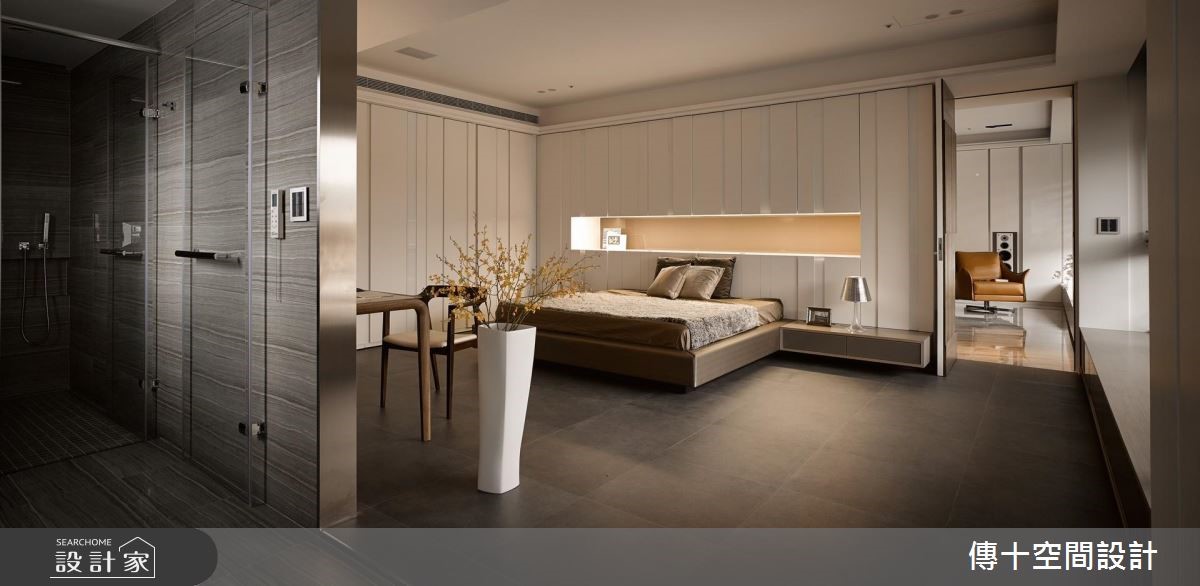70坪新成屋(5年以下)＿現代風臥室案例圖片＿傳十空間設計＿傳十_21之8
