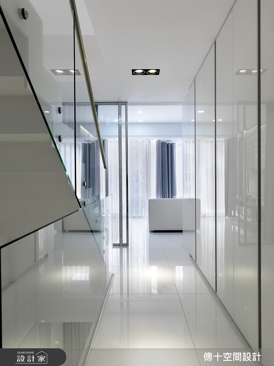 75坪老屋(16~30年)＿現代風樓梯案例圖片＿傳十空間設計＿傳十_23之13