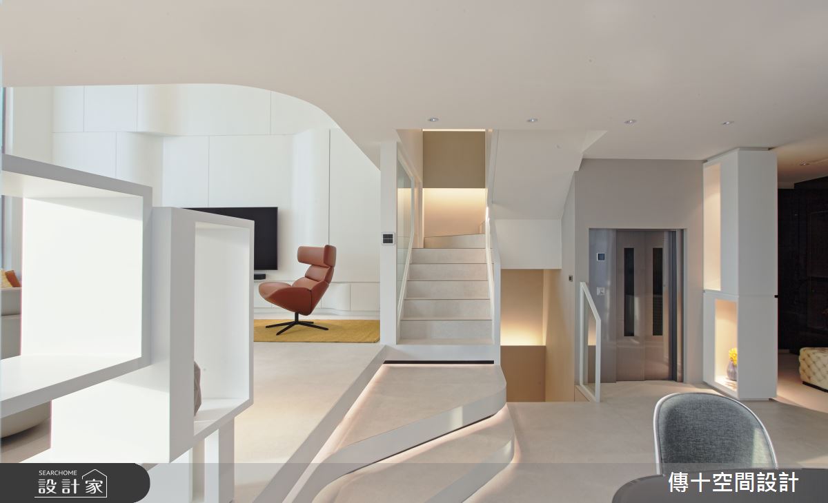 112坪老屋(16~30年)＿混搭風樓梯案例圖片＿傳十空間設計＿傳十_25之11