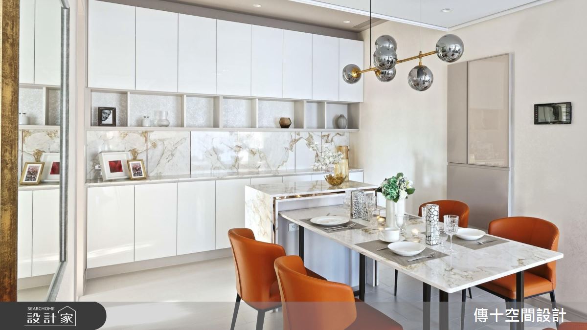 33坪新成屋(5年以下)＿新古典餐廳案例圖片＿傳十空間設計＿傳十_26之7