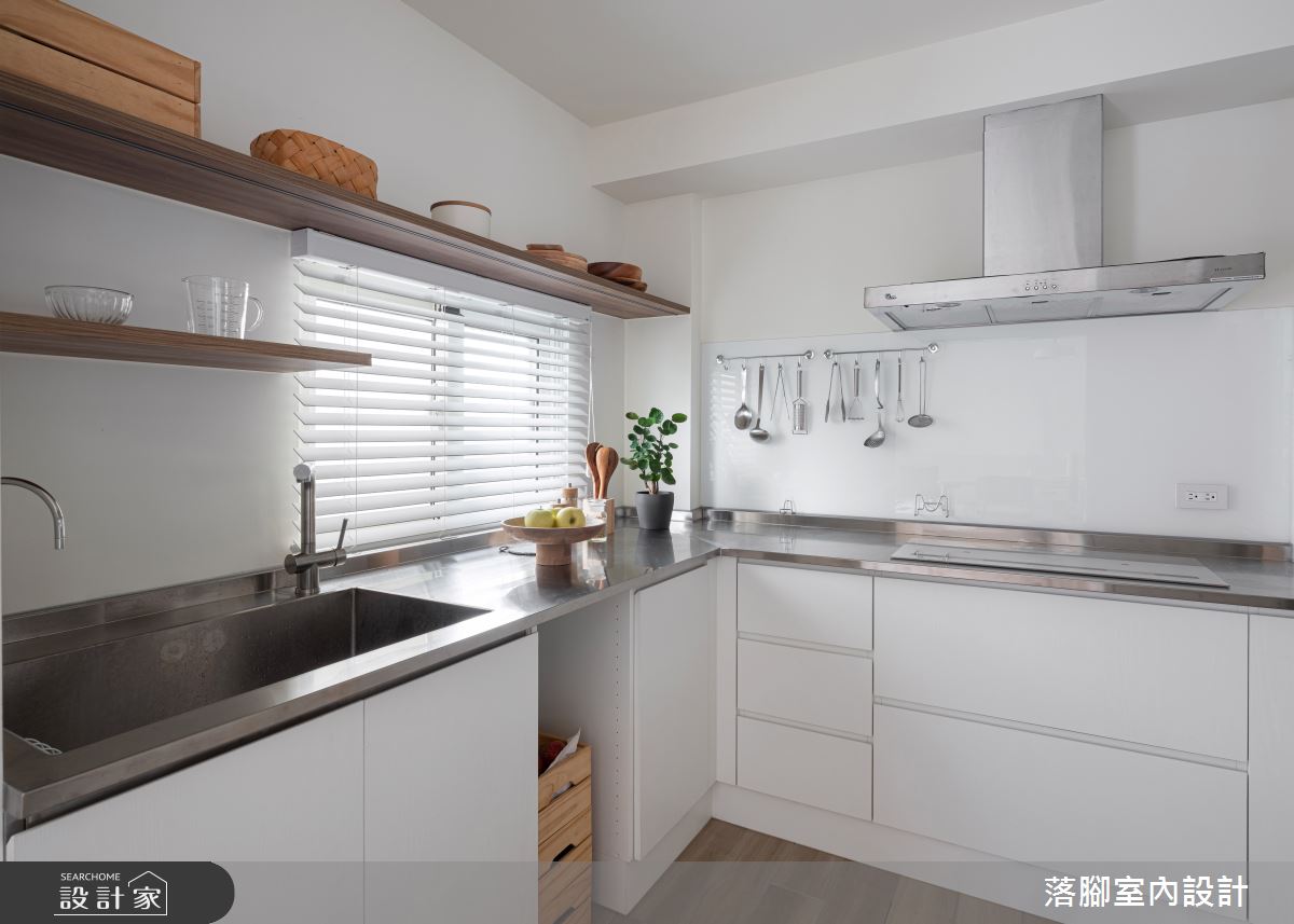 50坪老屋(41~50年)＿日式無印風廚房案例圖片＿落腳室內設計＿落腳_歲月靜好之7