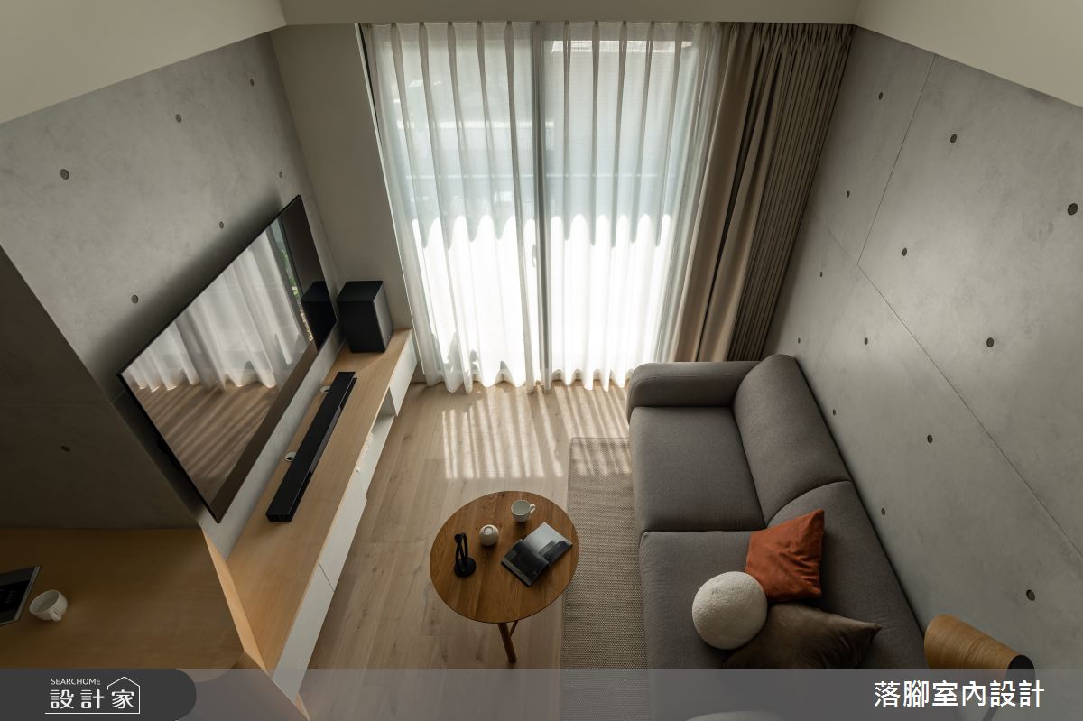20坪新成屋(5年以下)＿北歐風客廳案例圖片＿落腳室內設計＿落腳_沐暮韶光之8