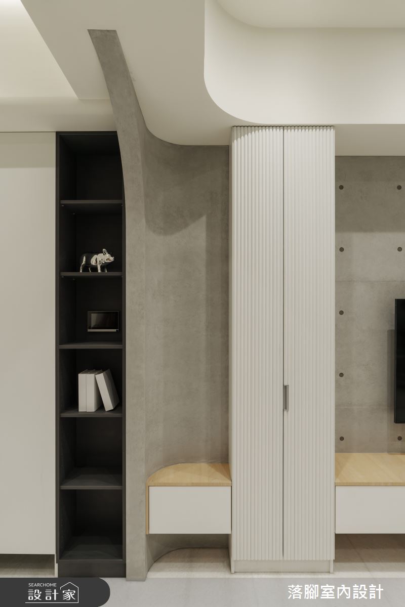 36坪新成屋(5年以下)＿現代風客廳案例圖片＿落腳室內設計＿落腳_唯美致敬之4