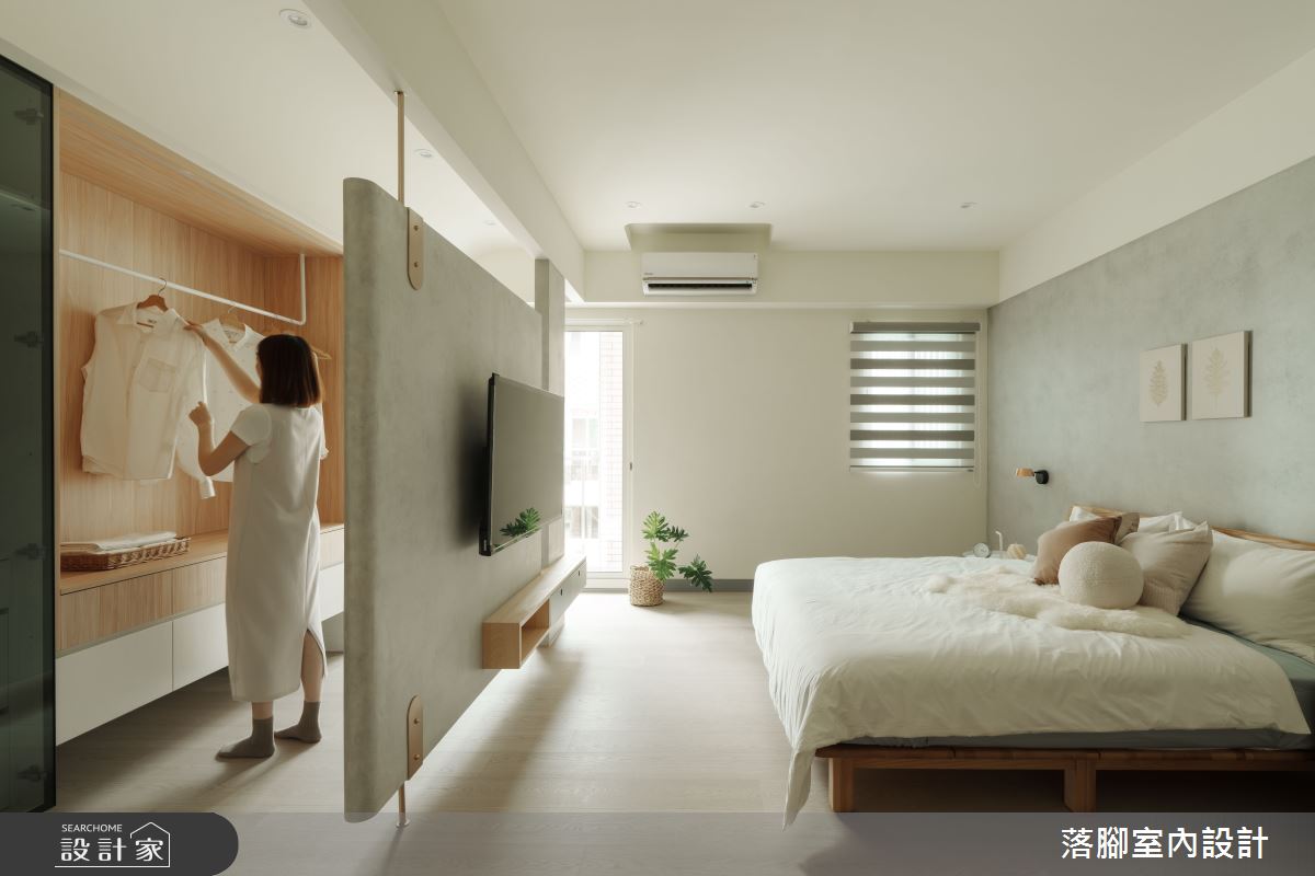 36坪新成屋(5年以下)＿現代風臥室更衣間案例圖片＿落腳室內設計＿落腳_唯美致敬之16