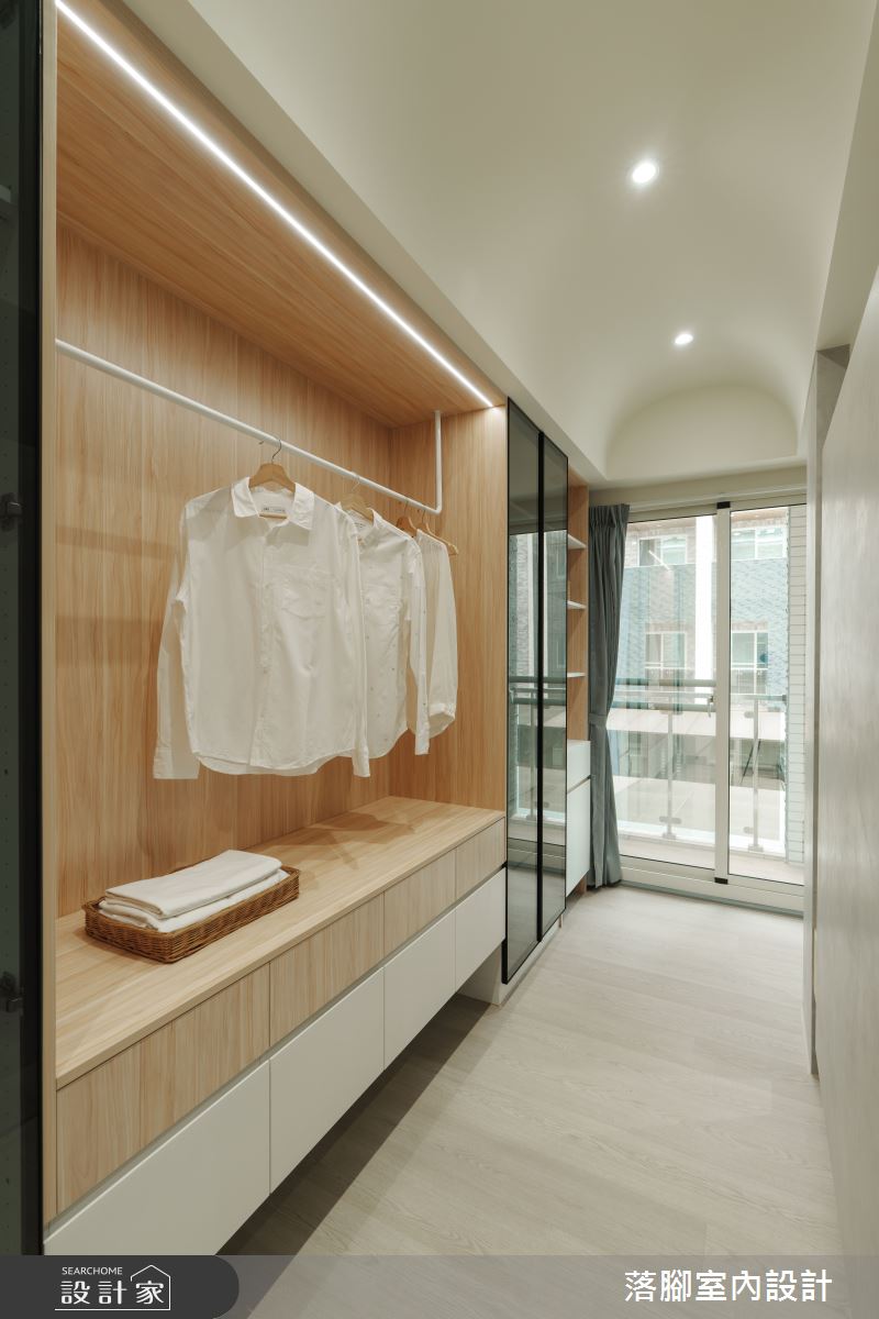 36坪新成屋(5年以下)＿現代風臥室更衣間案例圖片＿落腳室內設計＿落腳_唯美致敬之13