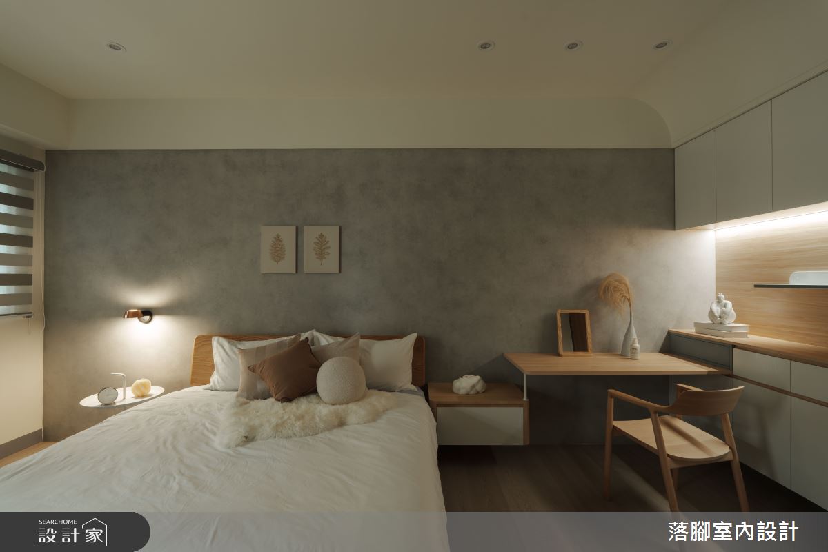 36坪新成屋(5年以下)＿現代風臥室案例圖片＿落腳室內設計＿落腳_唯美致敬之9