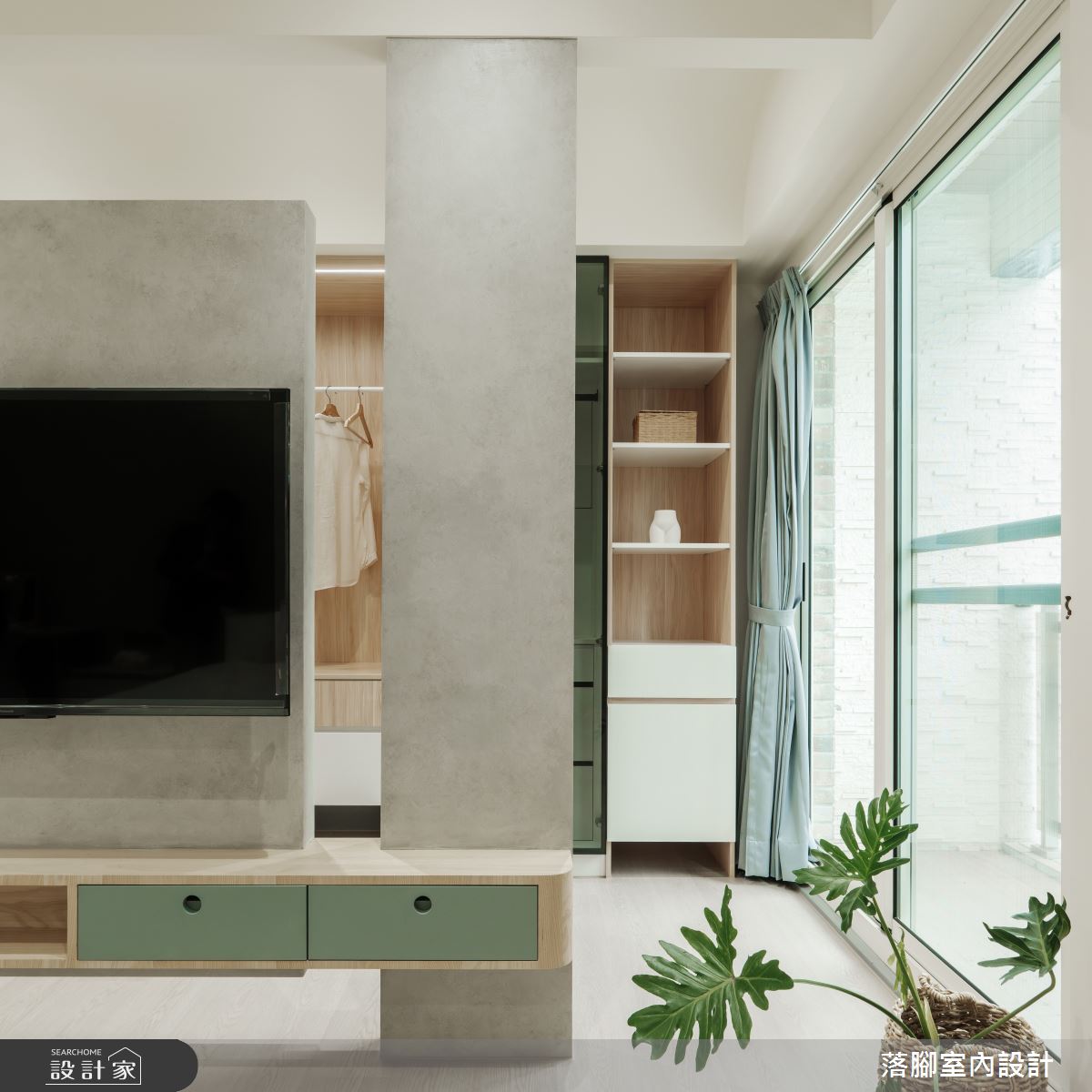 36坪新成屋(5年以下)＿現代風臥室更衣間案例圖片＿落腳室內設計＿落腳_唯美致敬之15