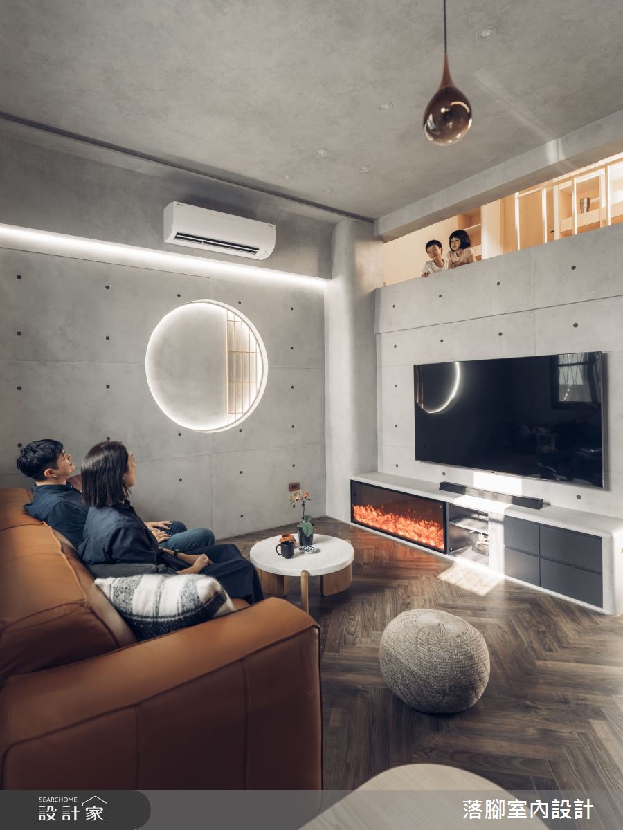 56坪老屋(41~50年)＿混搭風客廳案例圖片＿落腳室內設計＿落腳_陽春白雪之12