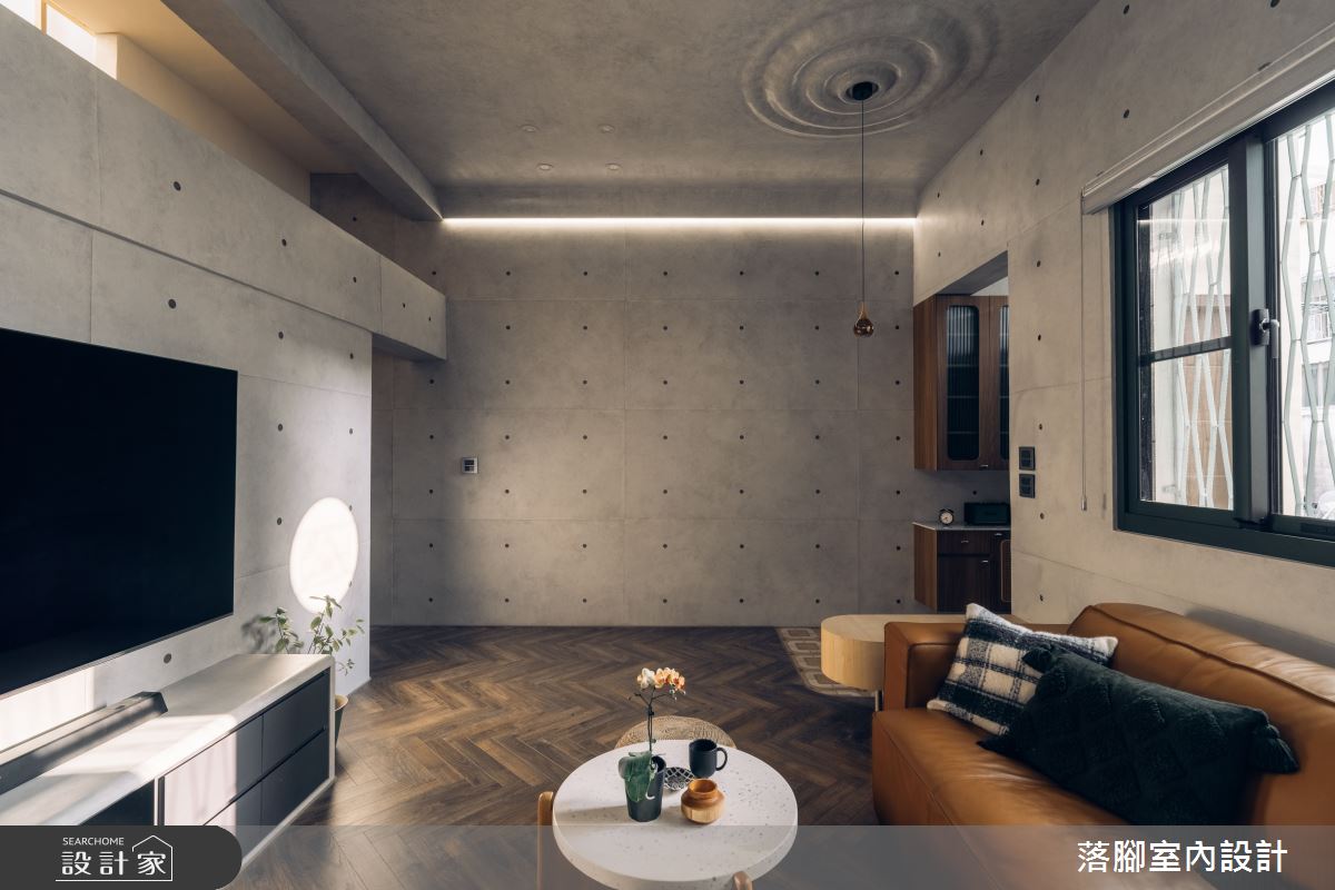 56坪老屋(41~50年)＿混搭風客廳案例圖片＿落腳室內設計＿落腳_陽春白雪之964