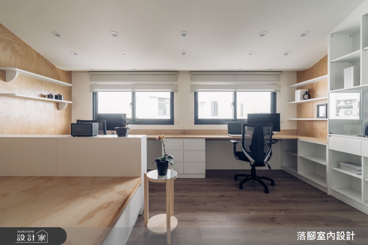 56坪老屋(41~50年)＿混搭風書房工作區客房案例圖片＿落腳室內設計＿落腳_陽春白雪之63