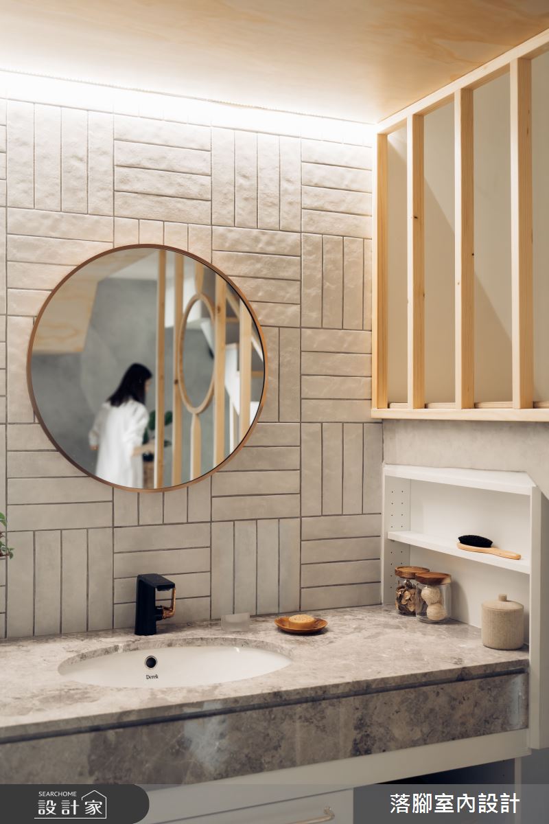 56坪老屋(41~50年)＿混搭風浴室案例圖片＿落腳室內設計＿落腳_陽春白雪之45