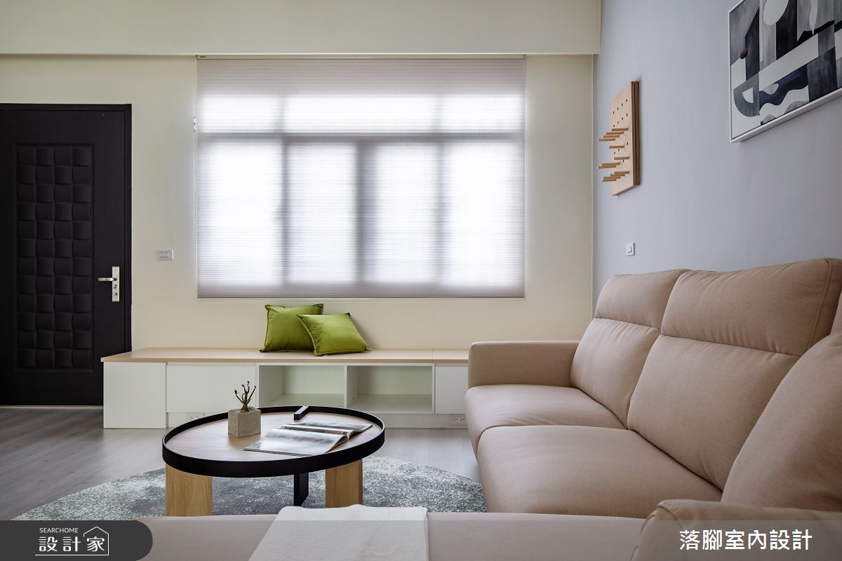 47坪老屋(16~30年)＿北歐風玄關客廳臥榻案例圖片＿落腳室內設計＿落腳_重生之3