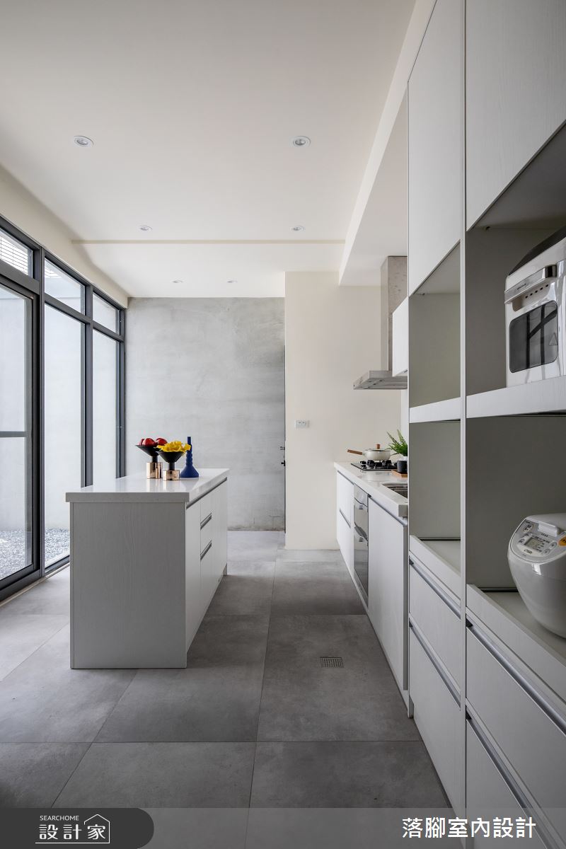 47坪老屋(16~30年)＿北歐風廚房中島案例圖片＿落腳室內設計＿落腳_重生之9