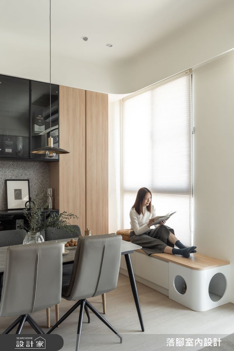 22坪新成屋(5年以下)＿現代風餐廳寵物案例圖片＿落腳室內設計＿落腳_青空溫室之10