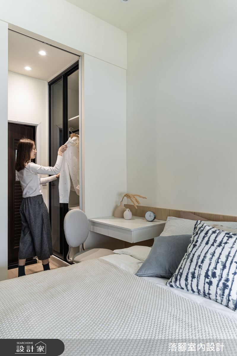 22坪新成屋(5年以下)＿現代風臥室案例圖片＿落腳室內設計＿落腳_青空溫室之11